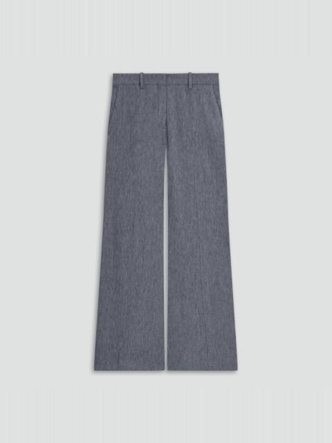 Theory Wide-Leg Pant in Fluid Linen