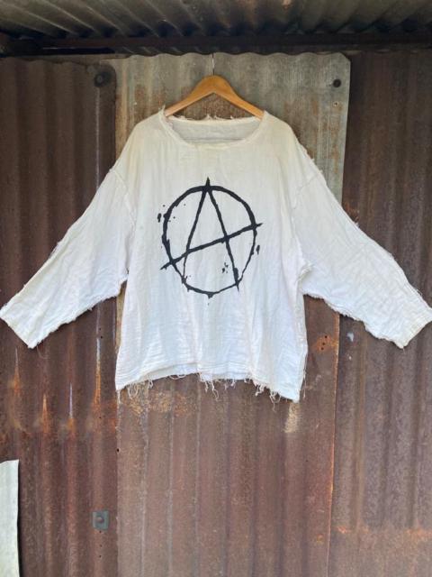 Other Designers If Six Was Nine - Rare anarchy logo japanese brand muslin jacket distressed