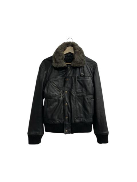 Other Designers RARE 🇯🇵SILAS Aviator Sheep Skin Leather Jacket