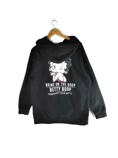 Other Designers Cartoon Network - BETTY BOOP Big Print Character Cartoon Hoodie Sweatshirt