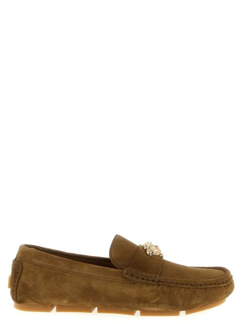 VERSACE La Medusa Loafers Brown