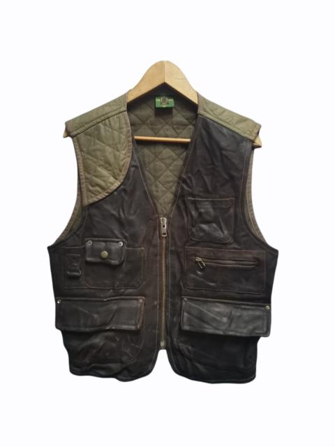 Other Designers Vintage The Hunt Vest Half Leather