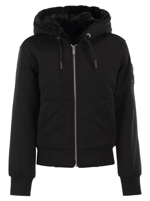 MOOSE KNUCKLES Moose Knuckles Women Classic Bunny - Hooded Sweatshirt With Faux Fur Lining