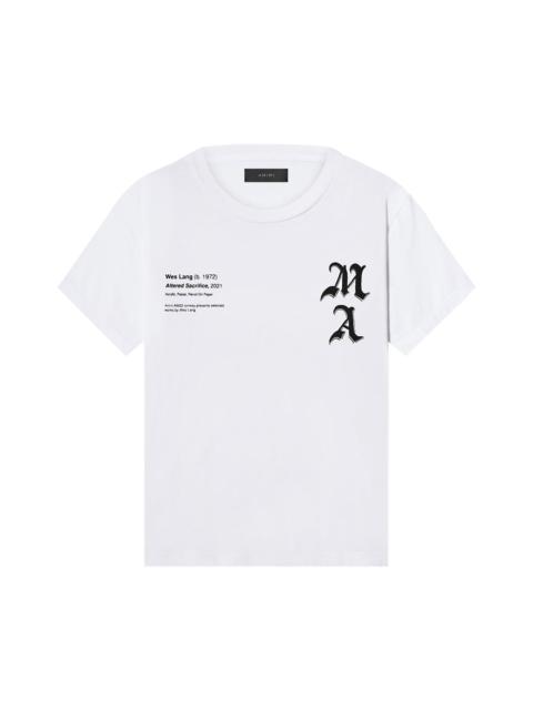 AMIRI Amiri x Wes Lang Checker Skull Tee 'White'