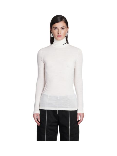 Jil Sander Knitwear In Beige Wool