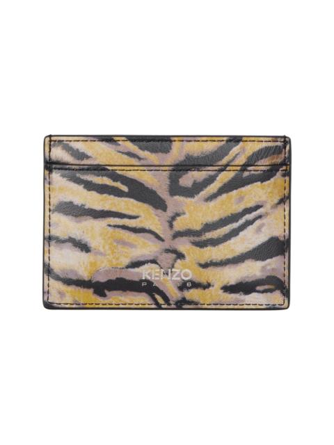 KENZO Yellow Kenzo Paris 'KENZO Tiger' Card Holder