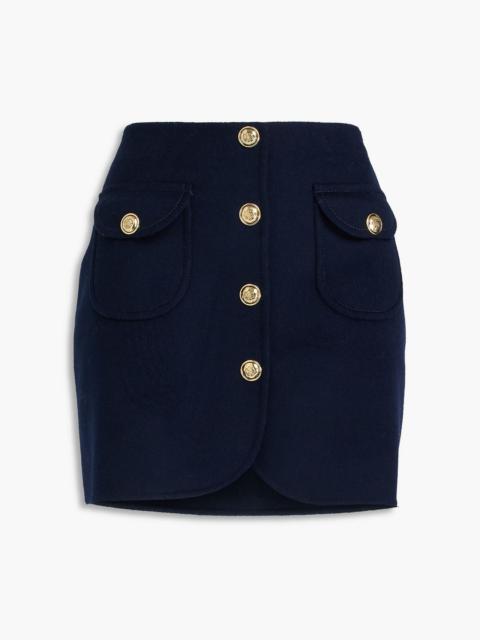 Sandro Wool-felt mini skirt