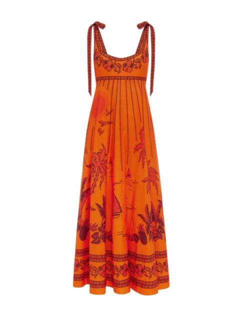ALÉMAIS Boathouse Ballet Dress in Orange