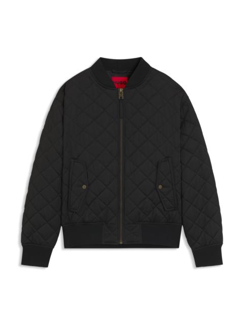 HUGO WATER-REPELLENT JACKET IN QUILTED SATIN