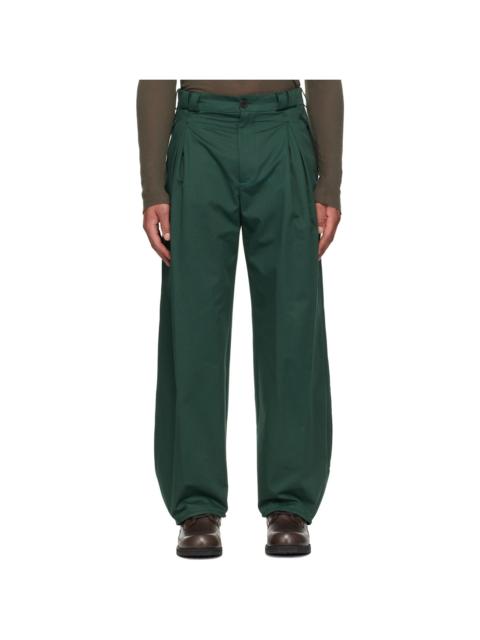 Kiko Kostadinov Green Halics Trousers