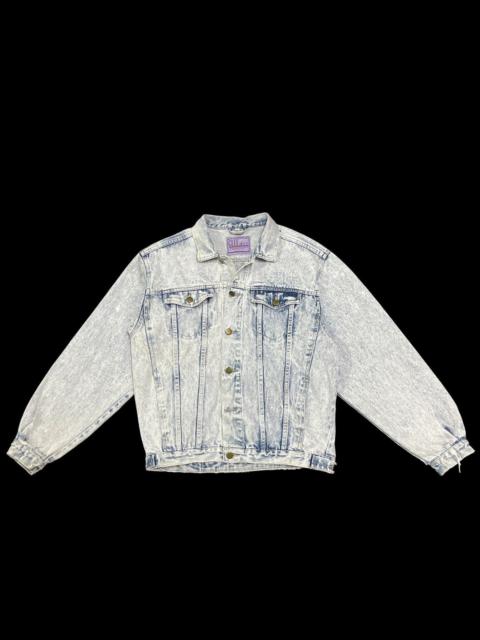 Other Designers Streetwear - Vintage 90s Japanese Brand Acid Wash Style Denim Jacket