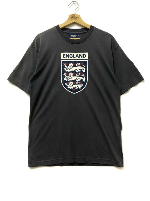 Other Designers Vintage - Vintage Umbro England Football T-shirt Navy