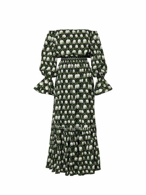 Agua by Agua Bendita Almendra Perla Maxi Dress