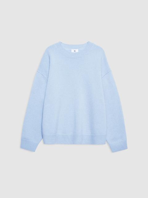 ANINE BING Lee Crew Sweater - Pale Blue