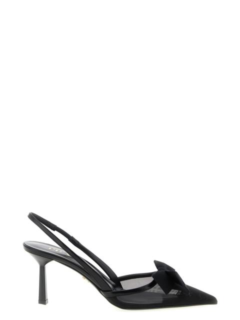 Prada Mesh slingback with bow