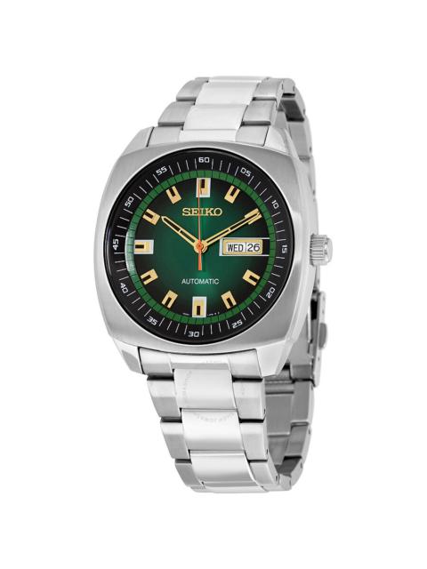 Seiko - Open Box - Seiko Recraft Automatic Green Dial Stainless Steel Men's Watch SNKM97