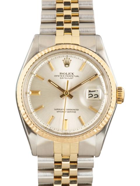 ROLEX Used Rolex Datejust Ref 1601 Champagne Linen Dial