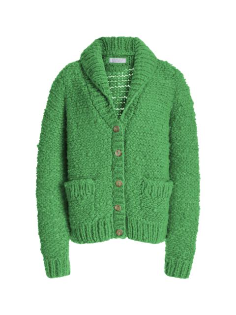 GABRIELA HEARST Moses Knit Cardigan in Periodt Green Welfat Cashmere