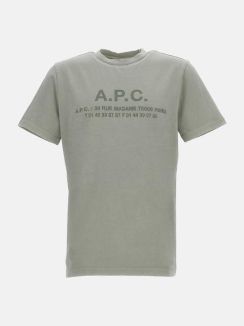A.P.C. Short-sleeved shirt with print