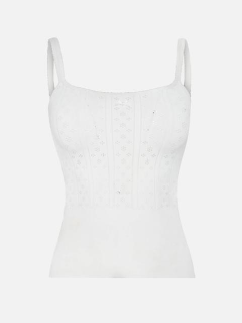 Other Designers Jw Anderson Women Pointelle Tank Top