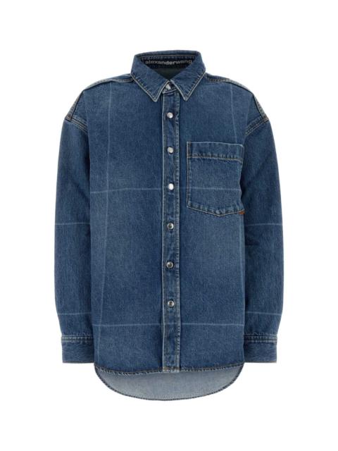 Alexander Wang Alexander Wang Women Denim Oversize Shirt