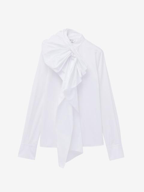 Alexander McQueen Ruffled Cotton Shirt