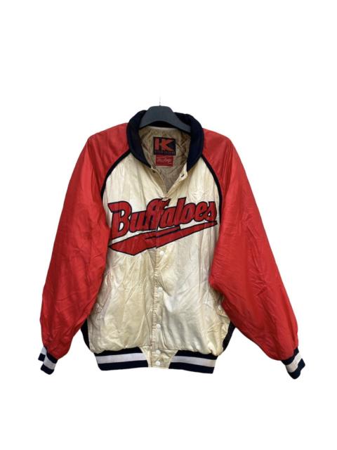 Other Designers Hiroko Koshino Homme × Jeff Hamilton - VINTAGE RAWLINGS HIROKO KOSHINO VARSITY JACKET