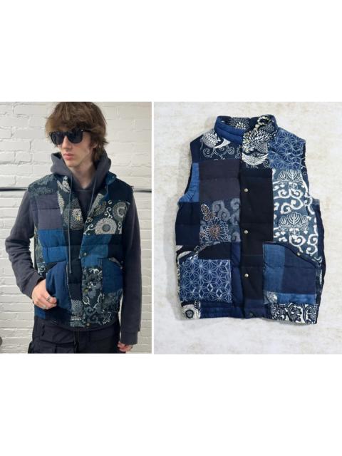 visvim Visvim ICT Insulator Down Vest Kofu (15AW) – Patchwork Antique Fabric Down Vest
