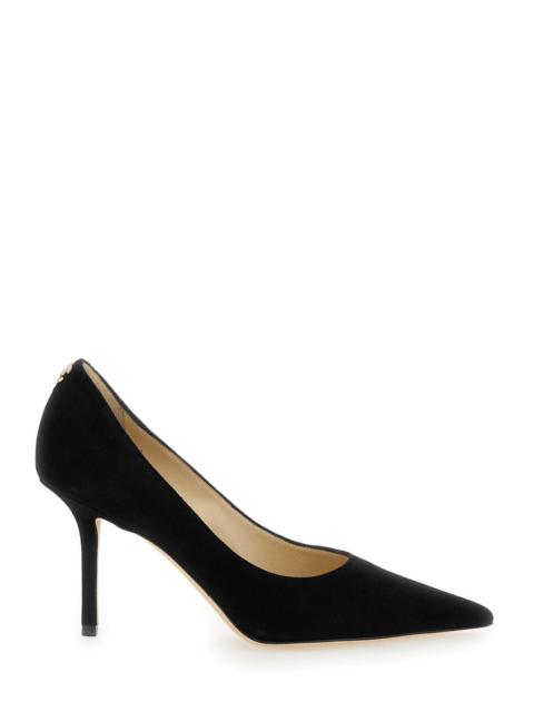 JIMMY CHOO Jimmy Choo Women Pumps 'Love' With Stiletto Heel In Suede And Black Color For Women