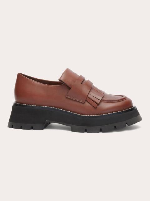 3.1 Phillip Lim Kate Tasseled Leather Platform Lug Loafer