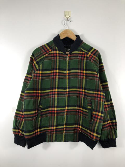 Other Designers Vintage - Vintage 80s Japanese Brand Multicolor Plaid Jacket