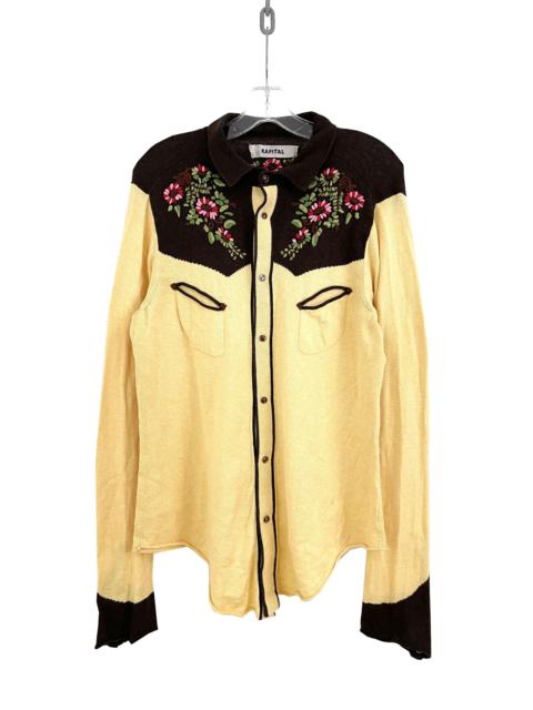 Kapital Embroidered Floral Buttonup