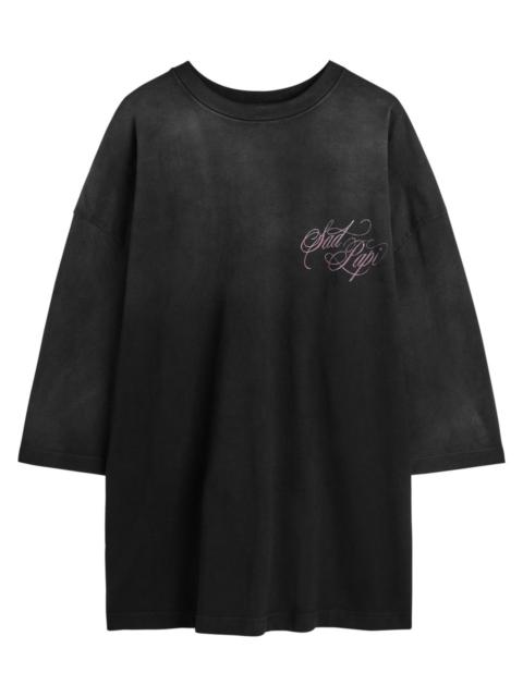 WILLY CHAVARRIA Willy Chavarria Sad Papi Buffalo Printed Cotton T-shirt