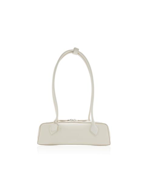 Alaïa Le Teckel Small Leather Shoulder Bag pink