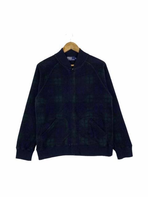 Other Designers Polo Ralph Lauren - VINTAGE POLO RALPH LAUREN CHECKERED TARTAN FLEECE SWEATER