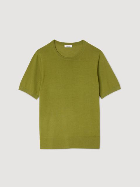 Sandro FLOWING KNIT T-SHIRT
