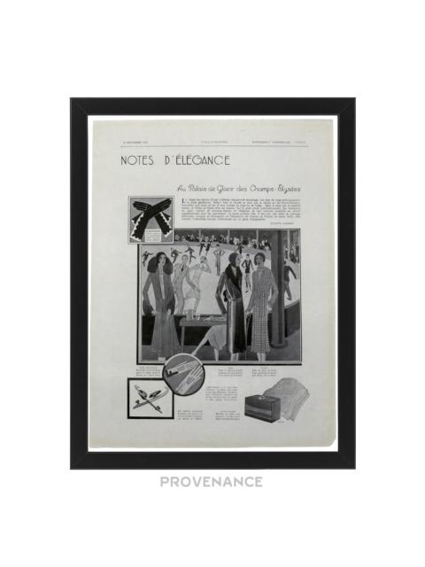 Louis Vuitton Louis Vuitton Antique Newsprint Ad - NOTES D'ELEGANCE