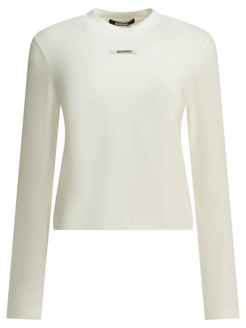 JACQUEMUS Jacquemus Gros Grain Crew-neck T-shirt White