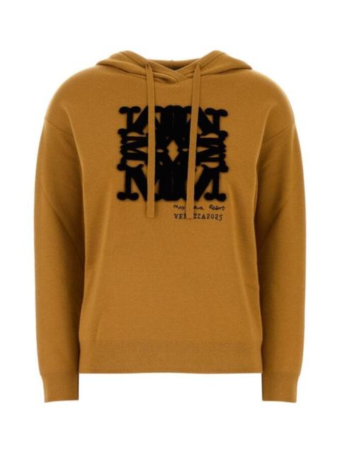 Max Mara Women Mustard Wool Sfinge Sweatshirt