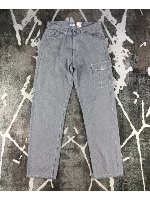 Other Designers Pink House - Pink House Nature Trail Hikory Carpenter Denim KJ1299