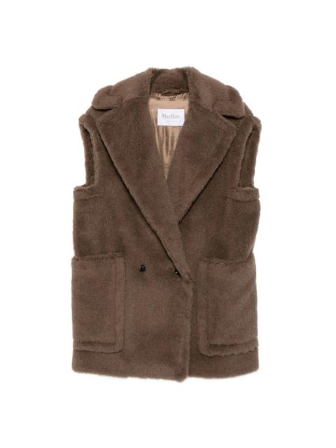 Max Mara Max Mara Brown Jackets - Waistcoat & Gilets Women