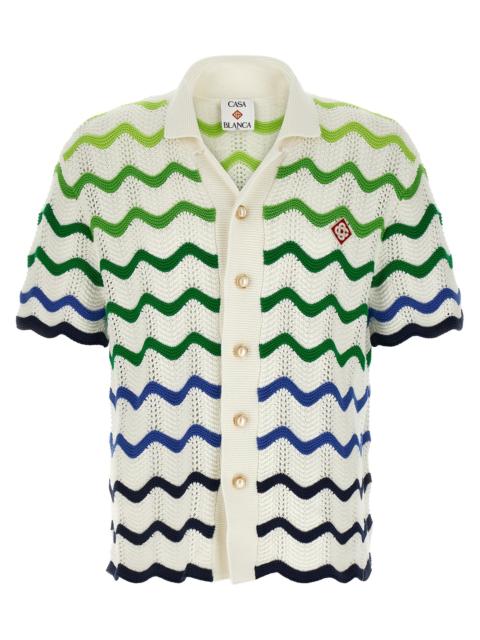CASABLANCA Casablanca Men 'Gradient Wave' Shirt