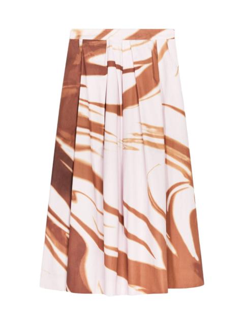 Dries Van Noten Soni printed midi skirt