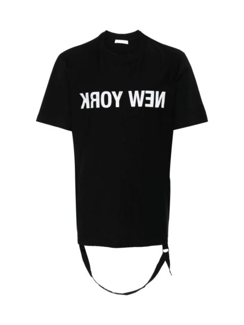 Helmut Lang BUCKLE DETAILING T-SHIRT