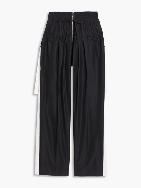 3.1 Phillip Lim Canvas-trimmed cotton-blend wide-leg pants