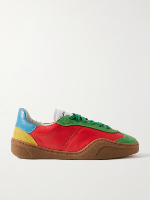 Acne Studios Suede And Leather Sneakers