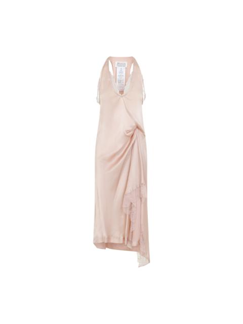 Maison Margiela Maison Margela Lace Slip Midi Dress Women