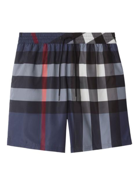 Burberry Burberry Men Check Swim Shorts