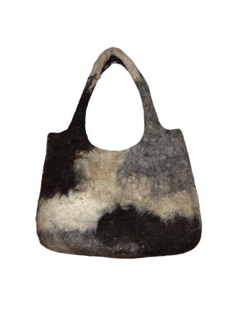 Japanese Brand - Pual Ce Cin Hairy Woolen Tote Bag