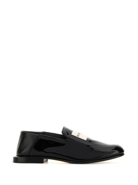 Givenchy Black leather Label loafers